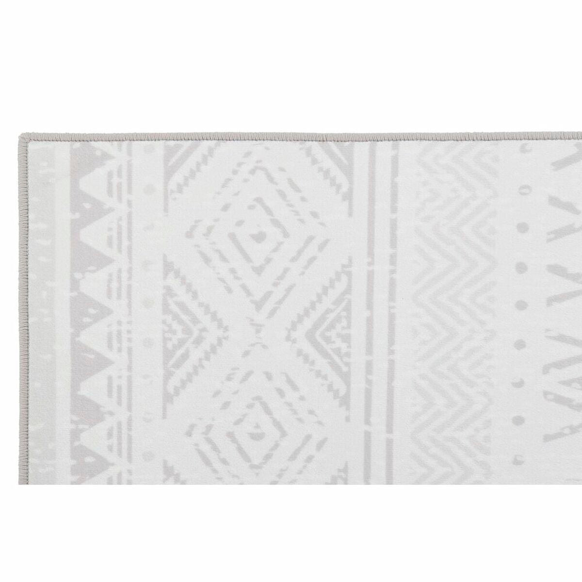 Tapis DKD Home Decor Gris Blanc Ikat (120 x 180 x 0,4 cm)