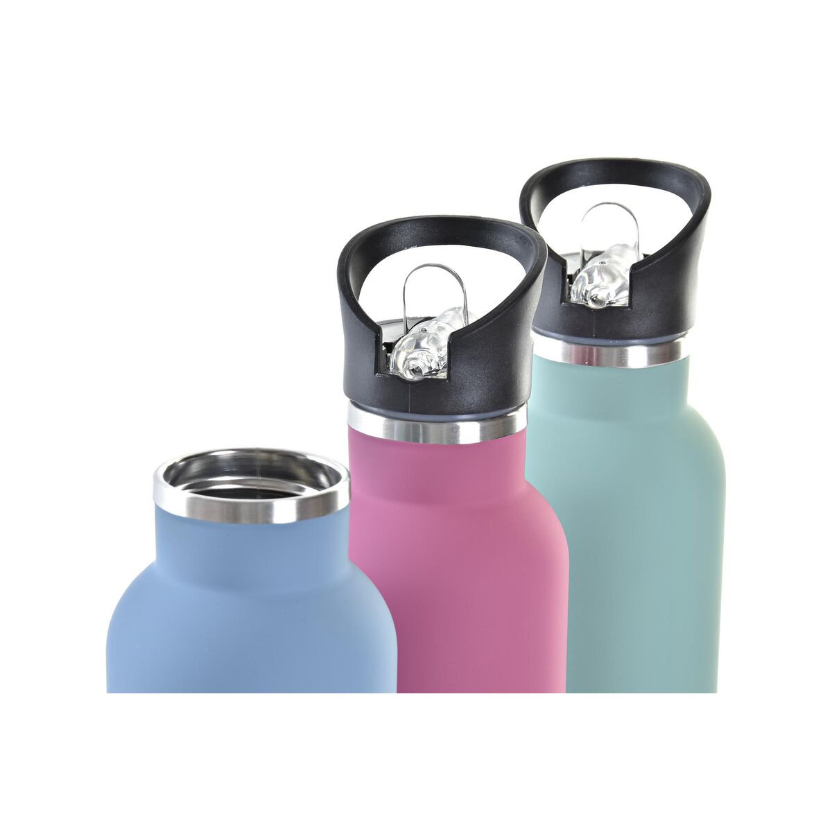 Thermos DKD Home Decor Double paroi 3 Pièces