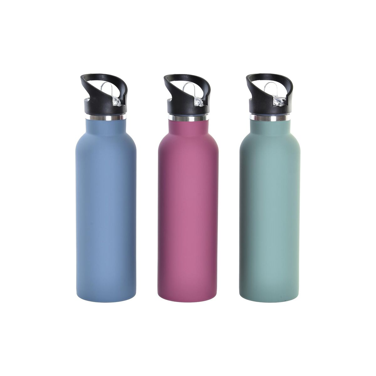 Thermos DKD Home Decor Double paroi 3 Pièces