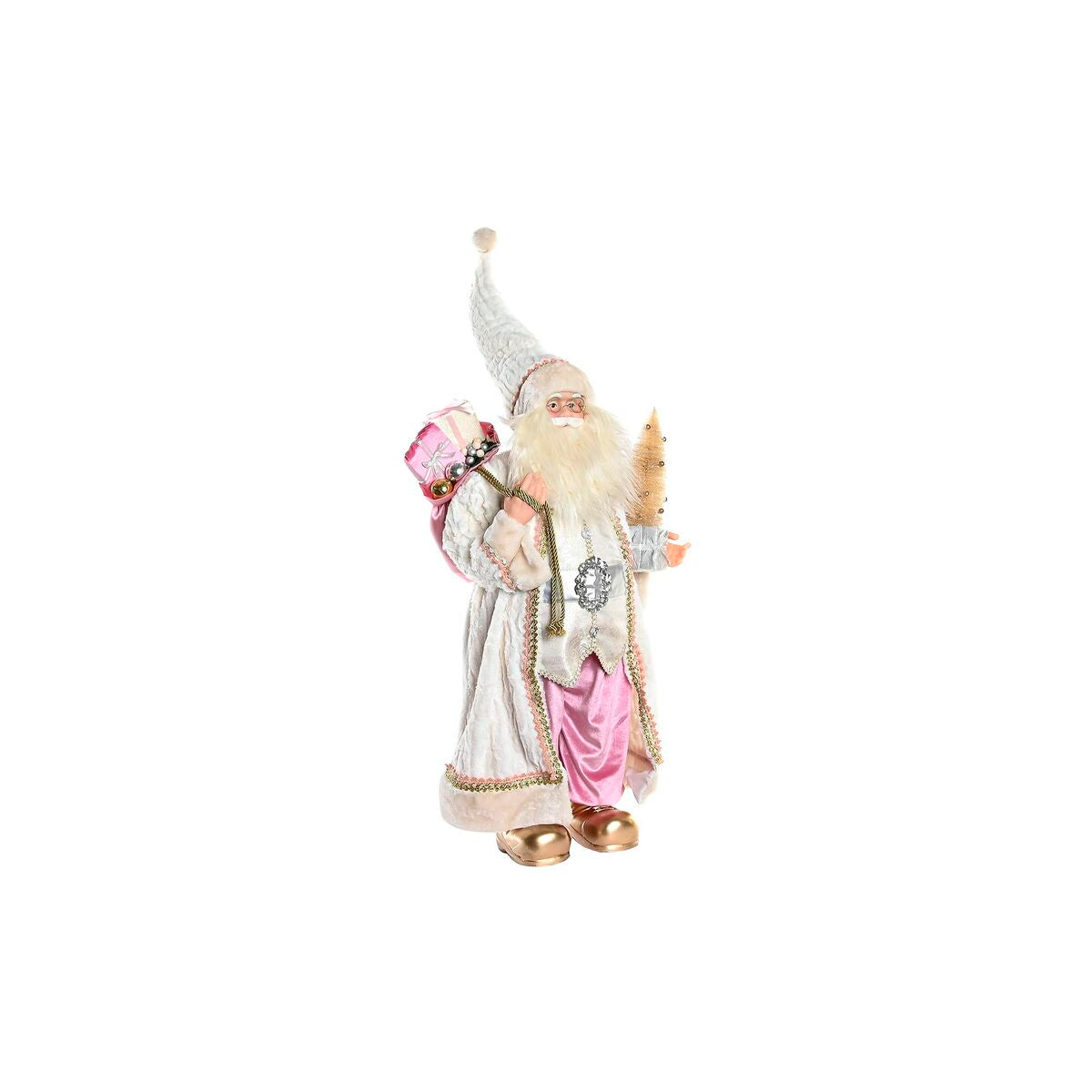 Figurine Décorative DKD Home Decor Père Noël Polyester PVC (45 x 34 x 83 cm)