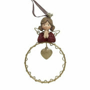 Décorations de Noël DKD Home Decor Résine Cercles (9 x 3 x 13,5 cm) (6 Unités)