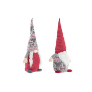 Décorations de Noël DKD Home Decor Gnome Polyester (24 x 14 x 58 cm) (2 Unités)