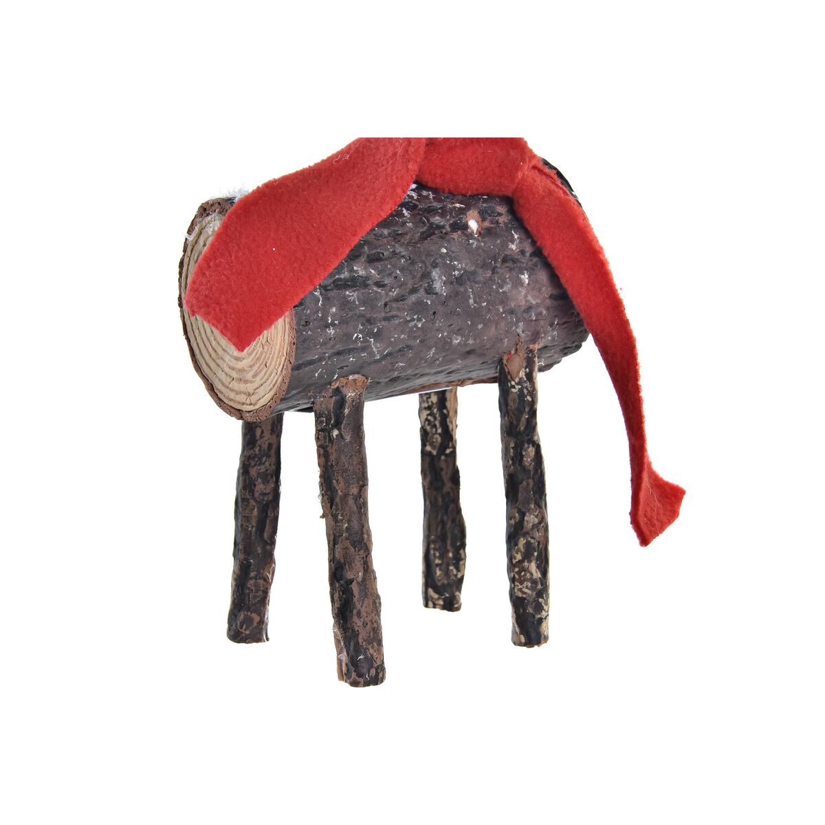 Figurine Décorative DKD Home Decor Noël Paillettes Renne Bouleau (10 x 9 x 23 cm) (2 Unités)