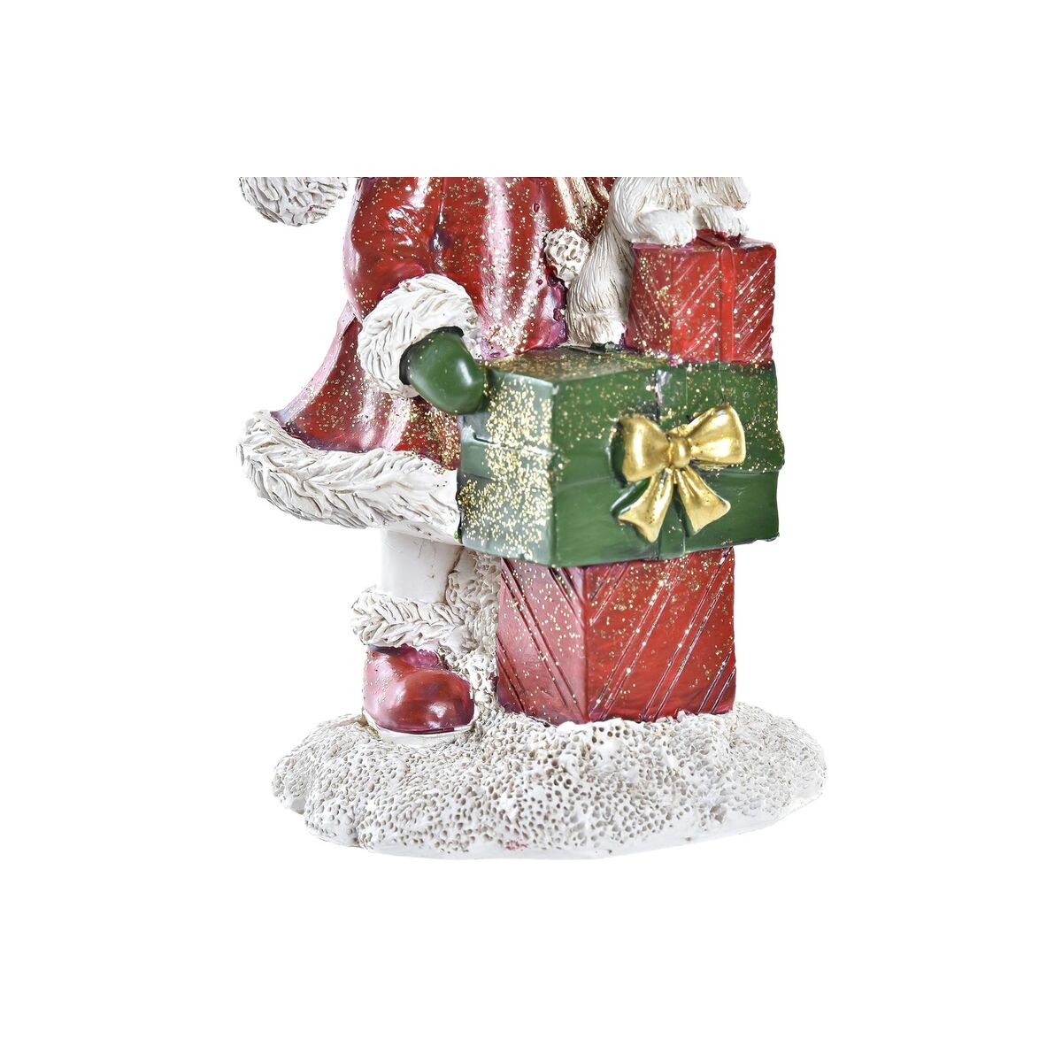 Décorations de Noël DKD Home Decor Résine Filles (6,5 x 6,5 x 12 cm) (2 Unités)