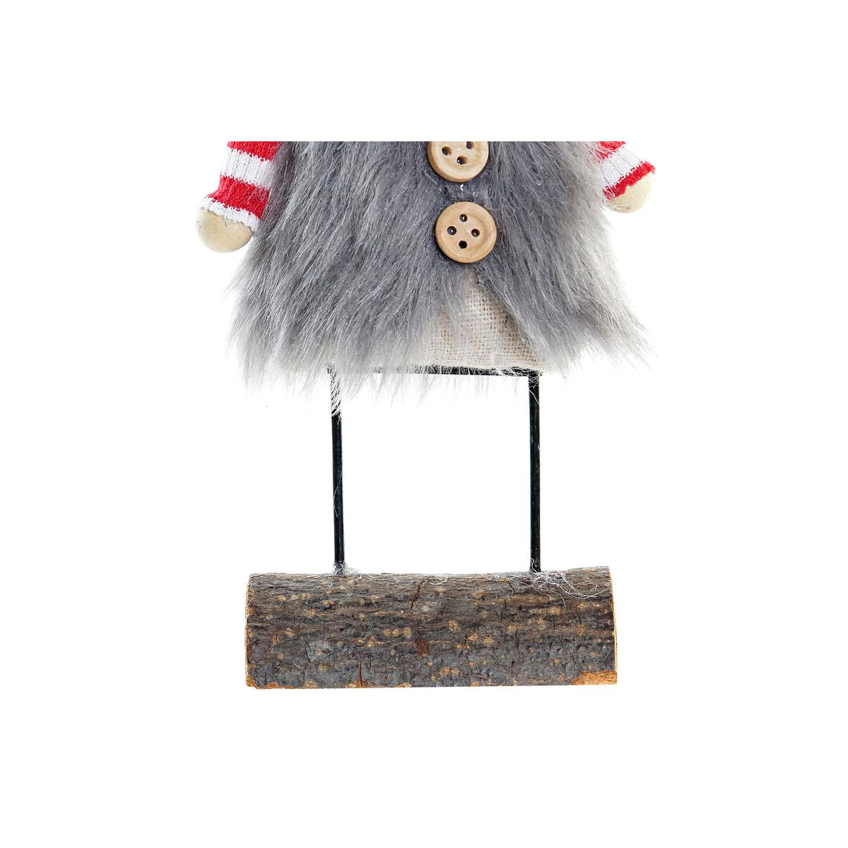 Décorations de Noël DKD Home Decor Polyester Renne (8 x 5 x 23 cm) (2 Unités)