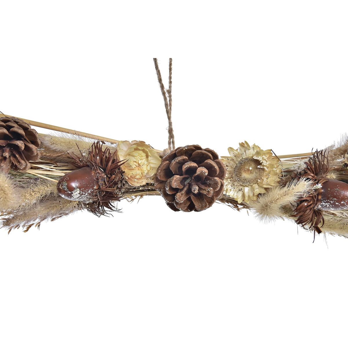 Décorations de Noël DKD Home Decor Fleur (60 x 15 x 8 cm) (2 Unités)