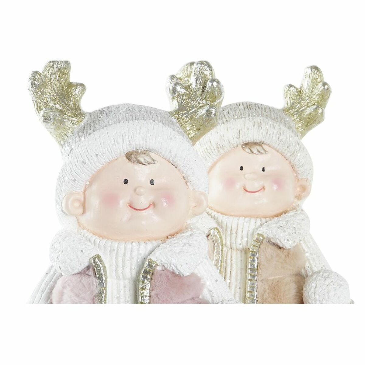 Décorations de Noël DKD Home Decor Enfants Magnésium (20,5 x 18 x 49,5 cm) (2 Unités)
