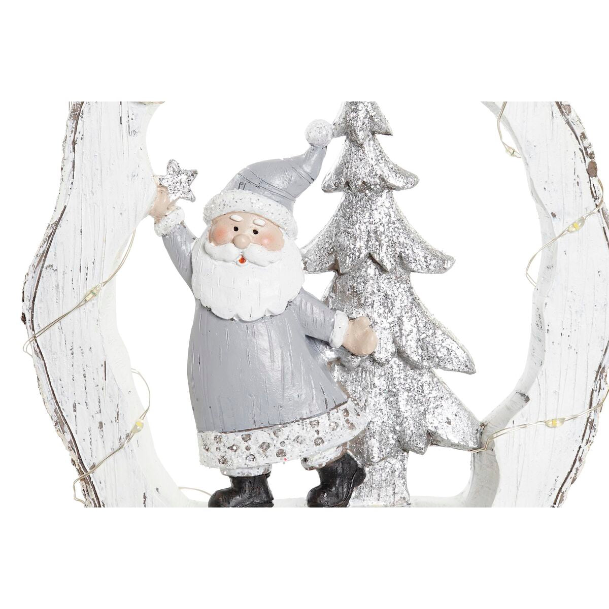 Décorations de Noël DKD Home Decor Résine (17 x 4,5 x 19 cm) (2 Unités)