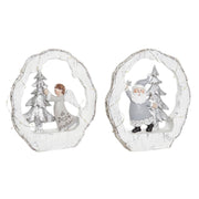 Décorations de Noël DKD Home Decor Résine (17 x 4,5 x 19 cm) (2 Unités)