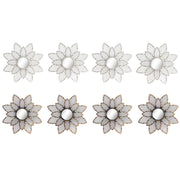 Ensemble de miroirs DKD Home Decor Miroir Champagne Doré PP 2 Unités (25 x 1 x 25 cm)