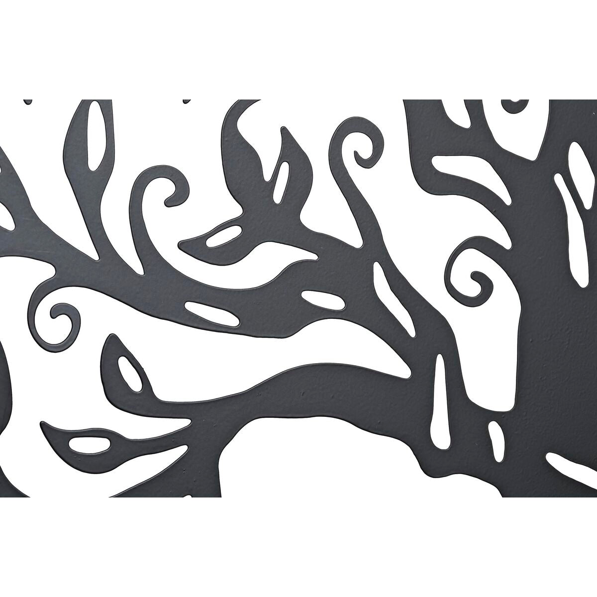 Décoration murale DKD Home Decor Noir Métal Blanc Indien Lune (2 Unités) (60 x 1 x 60 cm)