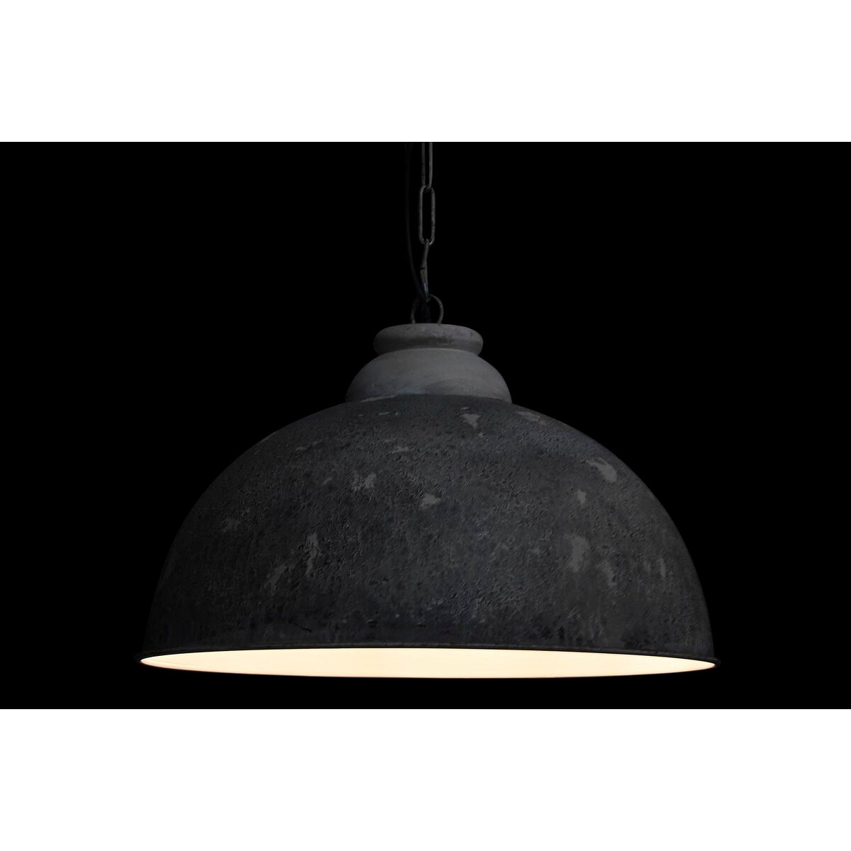 Suspension DKD Home Decor Noir Gris Bois Métal 50 W 61 x 61 x 37 cm