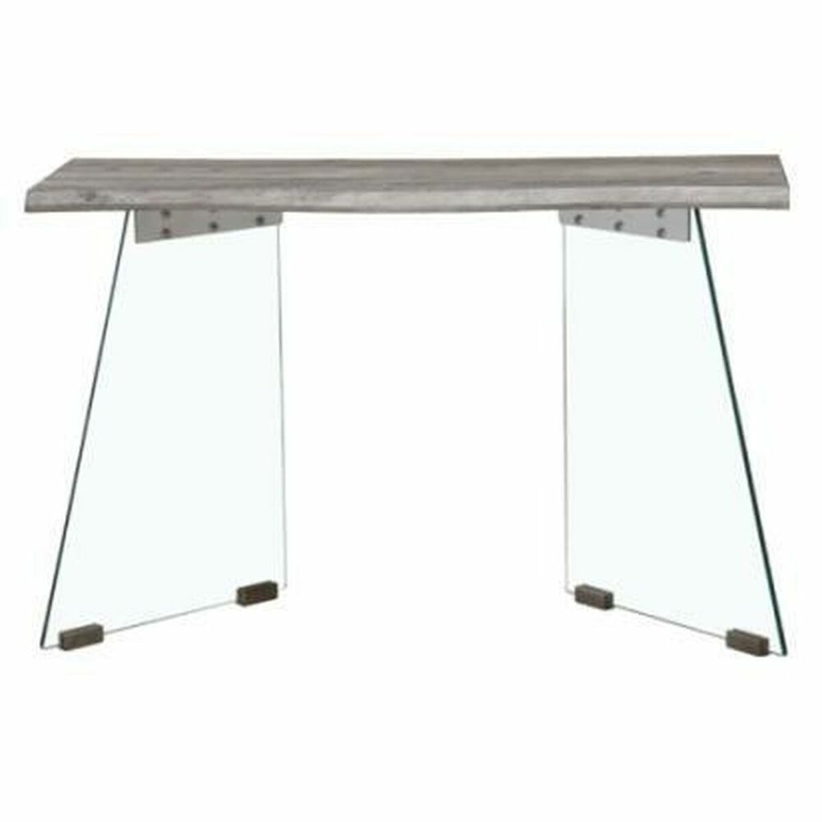 Meuble d'Entrée DKD Home Decor Transparent Gris clair 120 x 40 x 76 cm