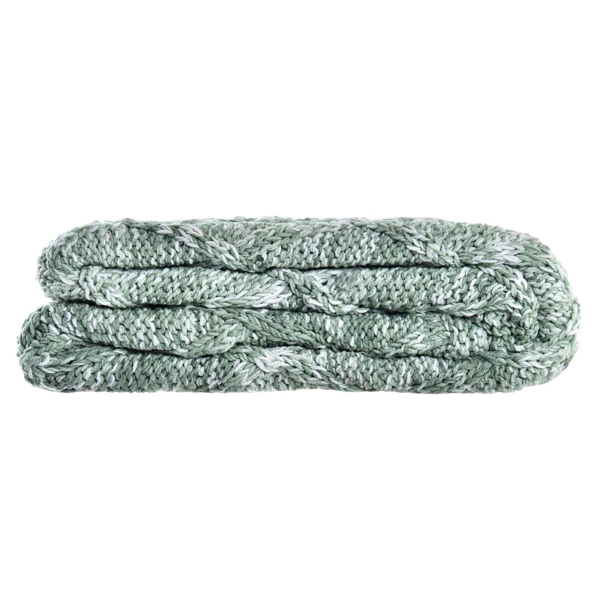 Couvre-Lits DKD Home Decor Vert 150 x 125 x 1 cm (2 Unités)