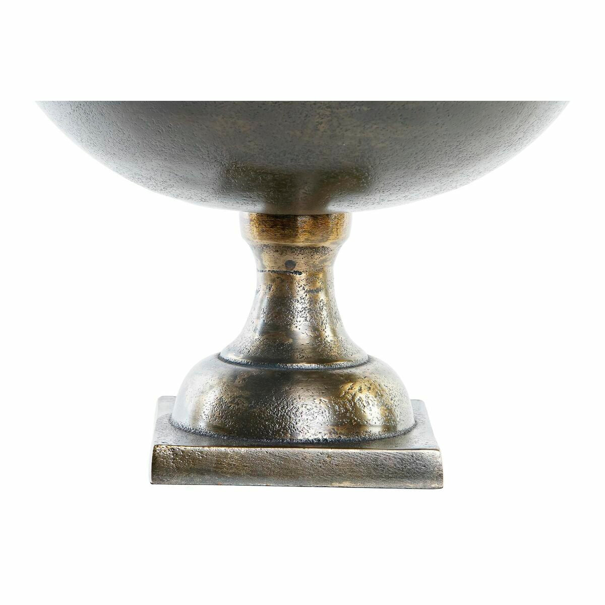 Centre de Table DKD Home Decor Doré Argenté Aluminium 25 x 25 x 19 cm (2 Unités)