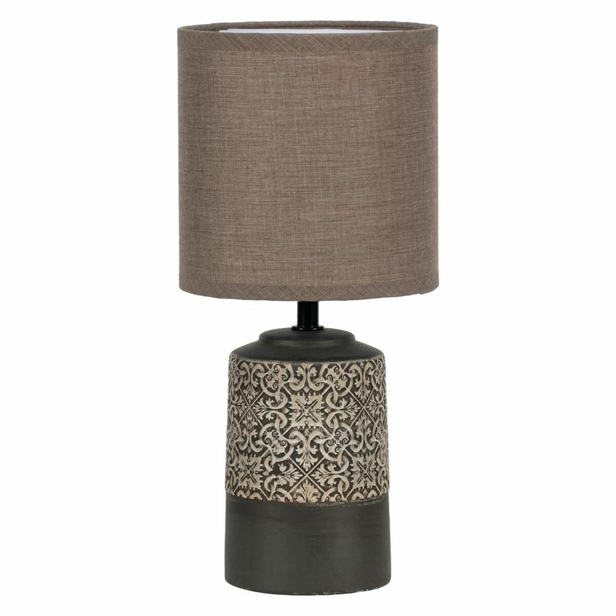 Lampe de bureau DKD Home Decor Céramique Grès 50 W (15 x 15 x 32 cm) (2 Unités)