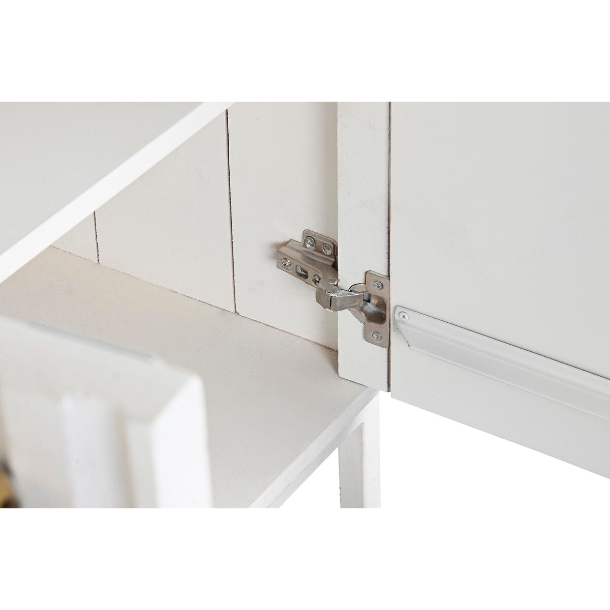 Buffet DKD Home Decor Blanc Métal Bois de manguier 152 x 40 x 77 cm