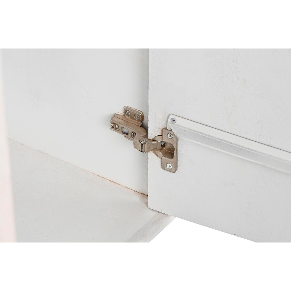 Buffet DKD Home Decor Blanc Métal Fer Bois de manguier 92 x 40 x 113 cm