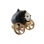 Horloge de table DKD Home Decor Noir Doré Colonial
