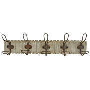 Portemanteau DKD Home Decor Colonial Fer Bois de manguier 61 x 10 x 21 cm Décapé