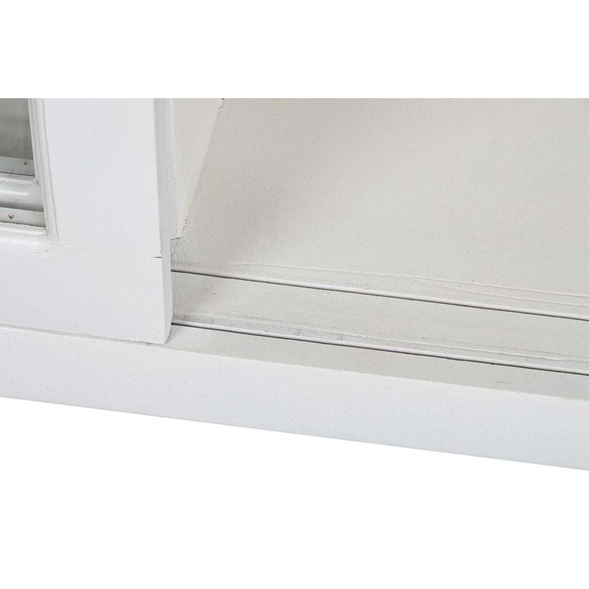 Buffet DKD Home Decor Blanc Gris Brun foncé Verre Bois de manguier 165 x 45,7 x 105,4 cm