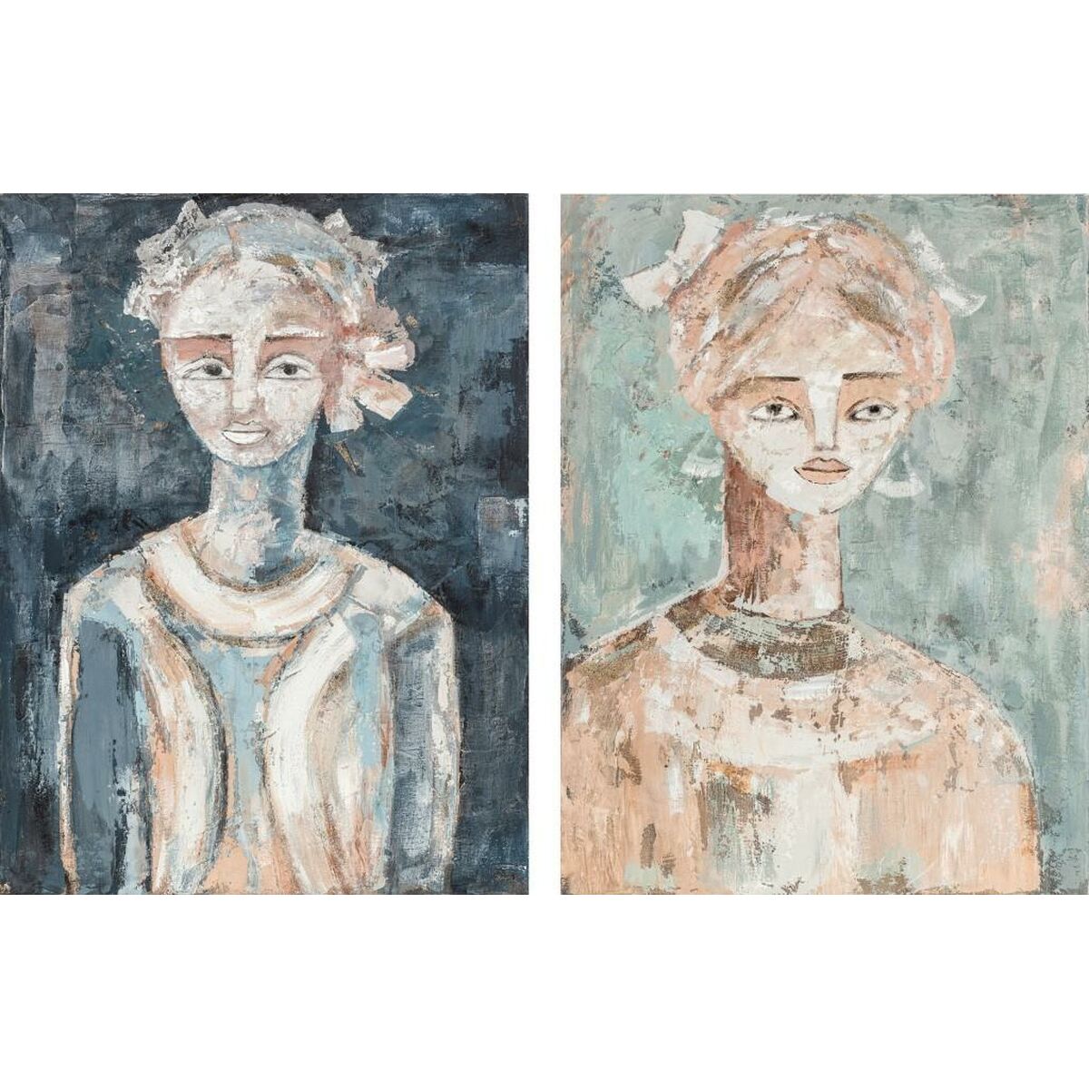 Toile DKD Home Decor Pin Toile 90 x 4 x 120 cm 90 x 3,7 x 120 cm