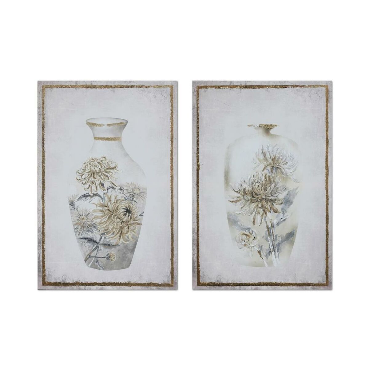 Toile DKD Home Decor Toile Bois MDF 50 x 1,8 x 70 cm