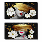 Toile DKD Home Decor Toile Bois MDF 80 x 2 x 40 cm