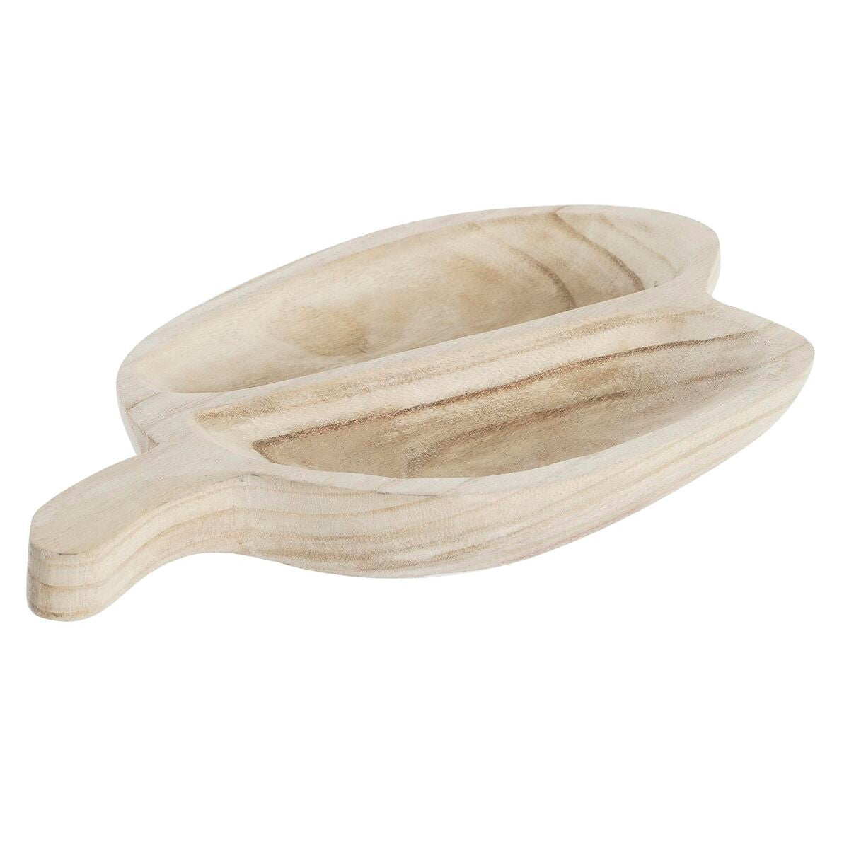 Plateau apéritif DKD Home Decor Marron Clair Naturel Tropical 38 x 21 x 5 cm 30 x 21 x 5 cm