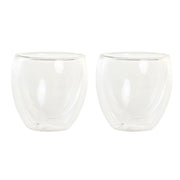 Set de Verres DKD Home Decor Transparent Verre Verre Borosilicaté 100 ml 2 Pièces