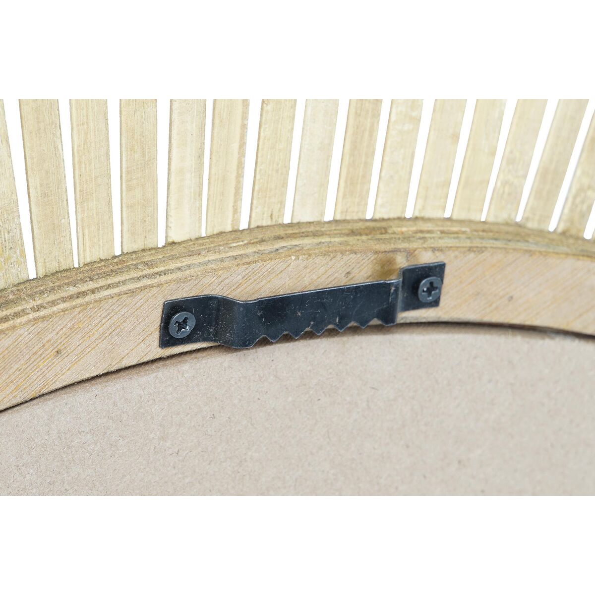 Miroir mural DKD Home Decor Marron Noir Naturel Colonial 90 x 2 x 90 cm