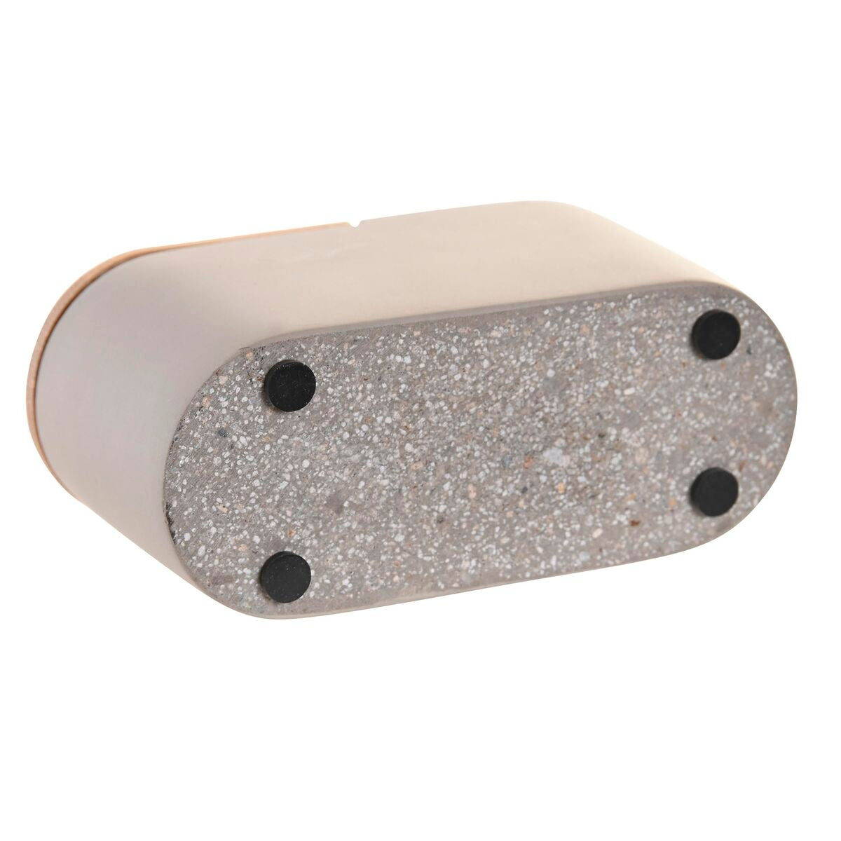 Verre DKD Home Decor Gris Naturel Bambou Ciment 11 X 4,5 X 6 CM