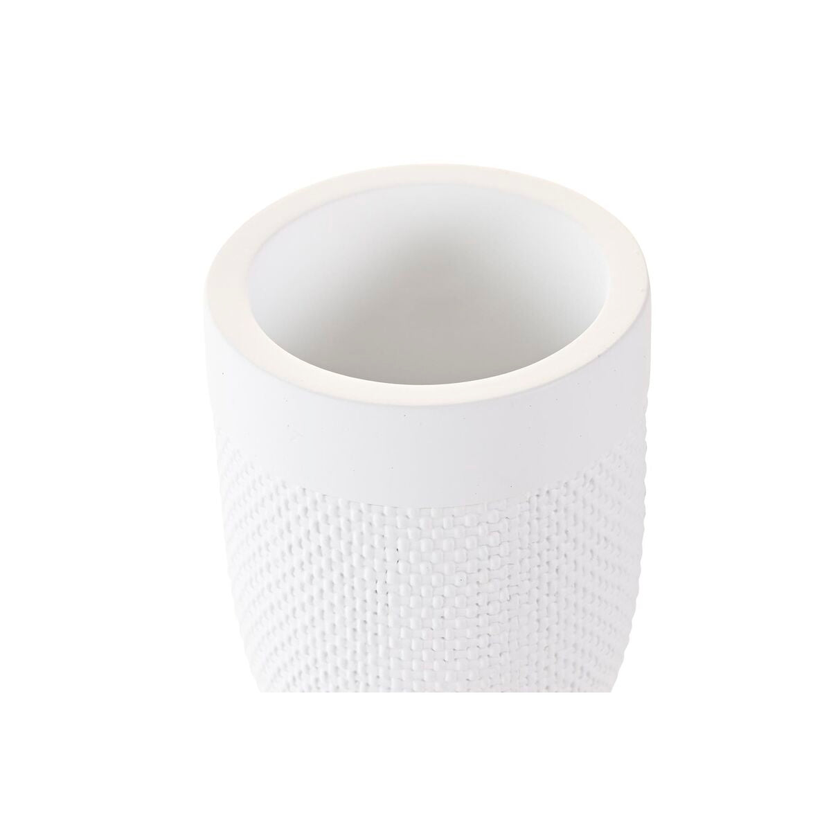 Verre DKD Home Decor Blanc Ciment 8 x 8 x 10,5 cm