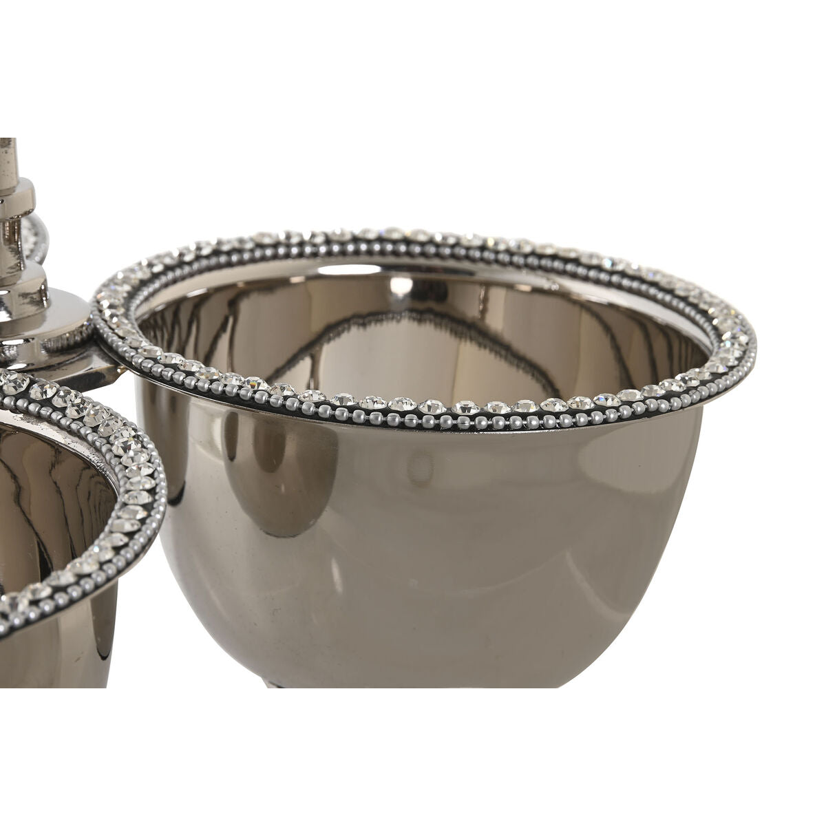 Centre de Table DKD Home Decor Argenté Acrylique Aluminium 24 x 24 x 18 cm