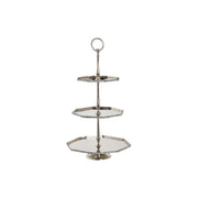 Centre de Table DKD Home Decor Argenté Aluminium 28 x 28 x 47 cm