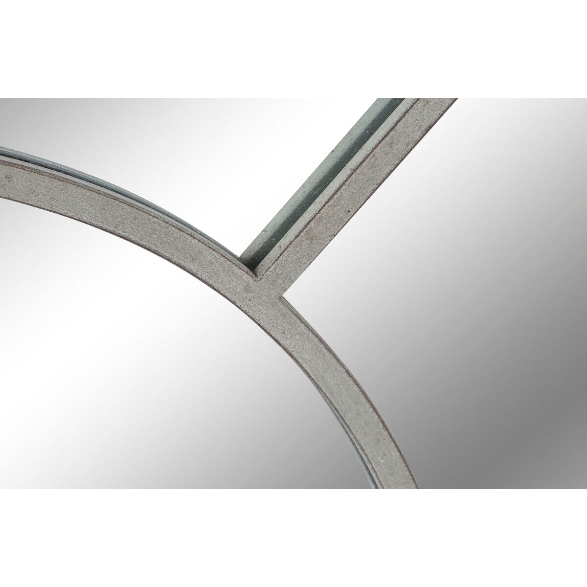 Miroir mural DKD Home Decor Blanc Gris Vintage Fenêtre 122 x 2,5 x 62 cm