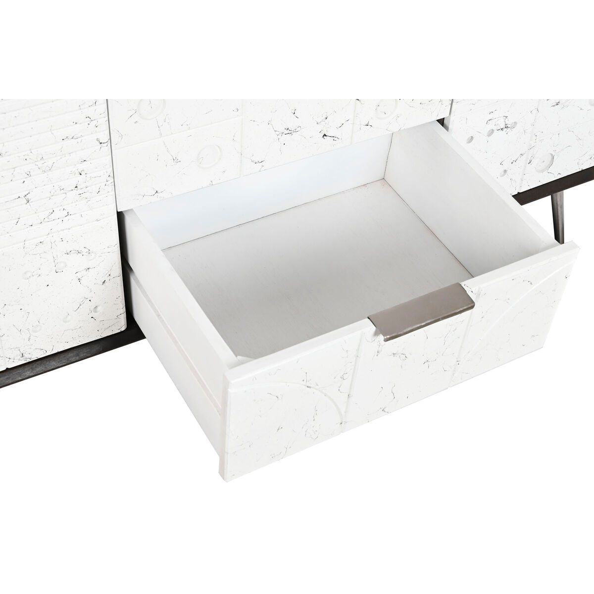 Buffet DKD Home Decor Blanc Brun foncé Bois de manguier 150 x 43 x 80 cm