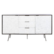 Buffet DKD Home Decor Blanc Brun foncé Bois de manguier 150 x 43 x 80 cm