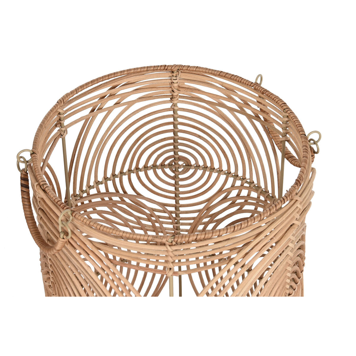 Set de basket DKD Home Decor Naturel Marron Clair (2 Pièces)