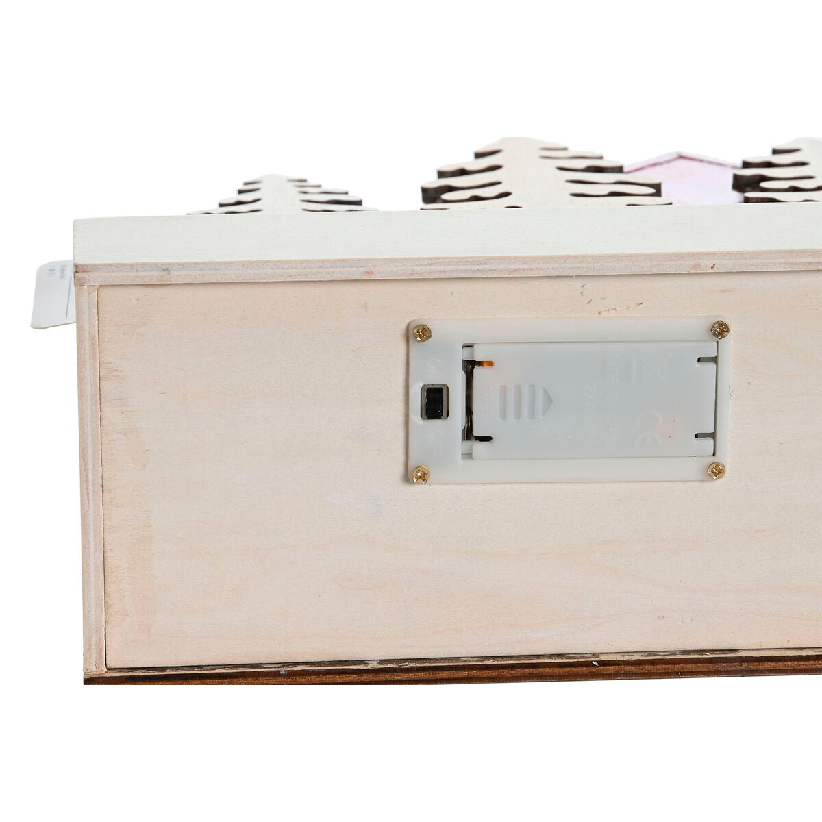 Décorations de Noël DKD Home Decor Rouge Rose 21 x 9,5 x 19 cm (2 Unités)