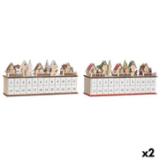 Calendrier de l’Avent DKD Home Decor Bois 45 x 11 x 23 cm (2 Unités)