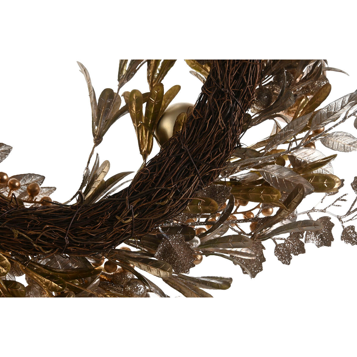 Décorations de Noël DKD Home Decor Doré 65 x 65 x 10 cm