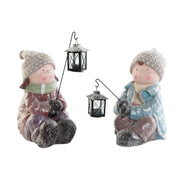 Décorations de Noël DKD Home Decor Multicouleur 29 x 18 x 34 cm (2 Unités)