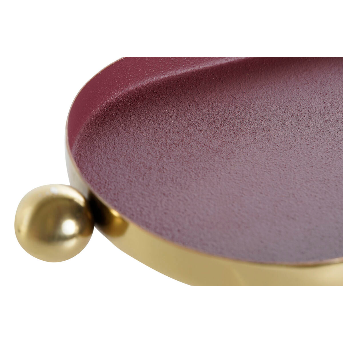 Centre de Table DKD Home Decor Orange Magenta Doré Fer 35 x 13 x 3 cm (2 Unités)