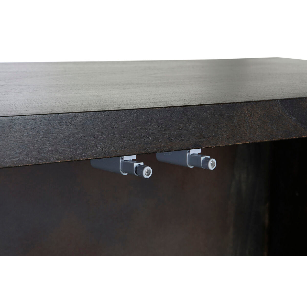 Buffet DKD Home Decor Noir Doré Brun foncé Métal Acacia 160 x 40 x 90 cm