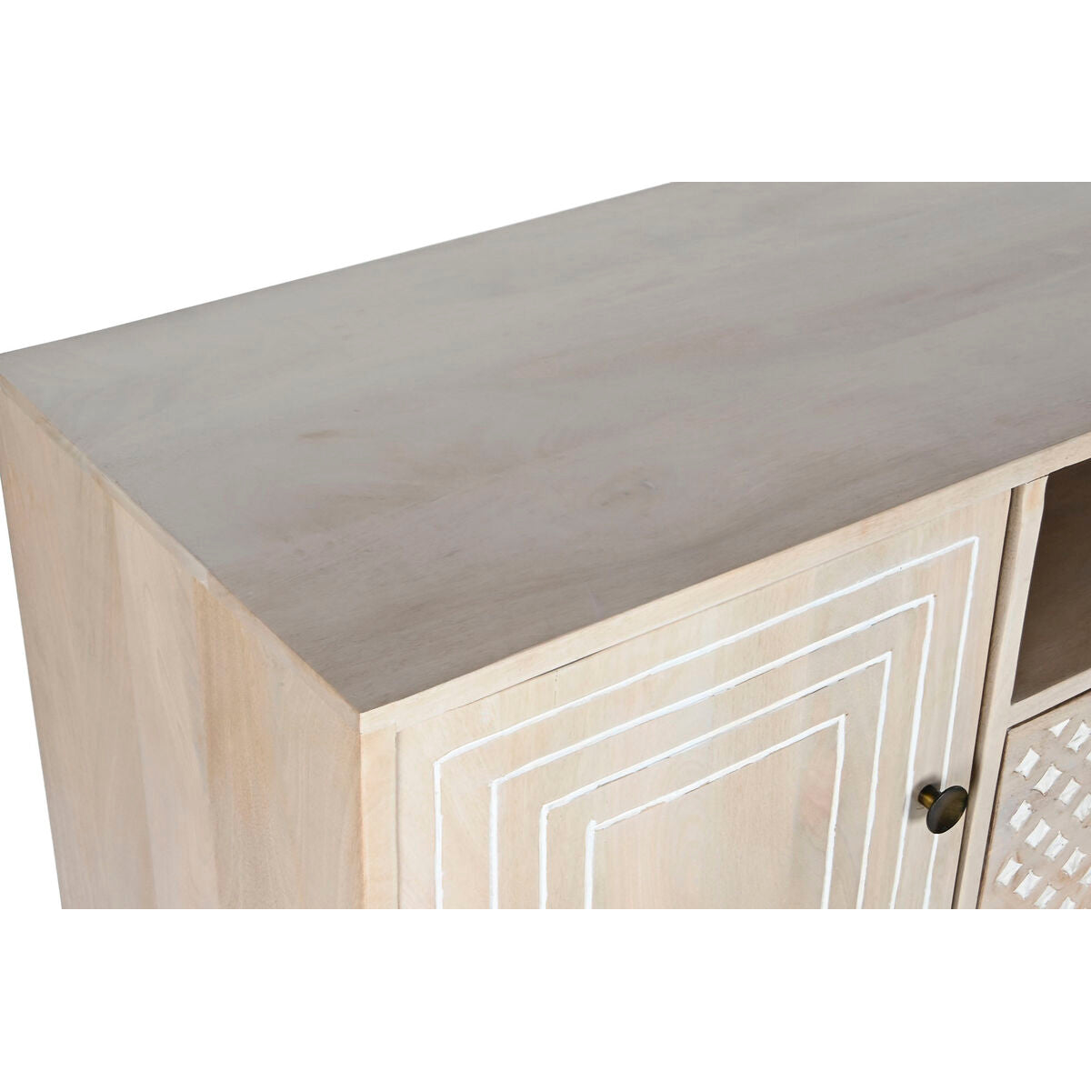 Buffet DKD Home Decor Blanc Naturel Bois de manguier 115 x 42 x 75 cm