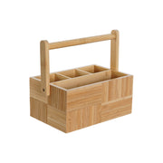 Panier à couverts DKD Home Decor Naturel Bambou 27 x 16,5 x 11,5 cm
