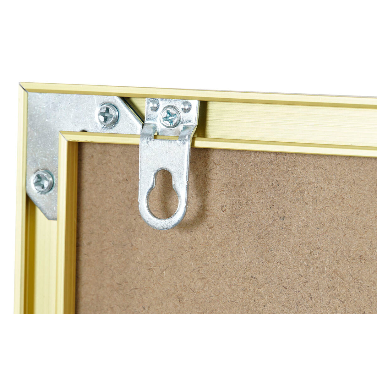 Cadre DKD Home Decor Aluminium Verre 80 x 2,5 x 120 cm