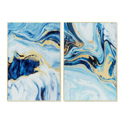 Cadre DKD Home Decor Aluminium Verre 80 x 2,5 x 120 cm