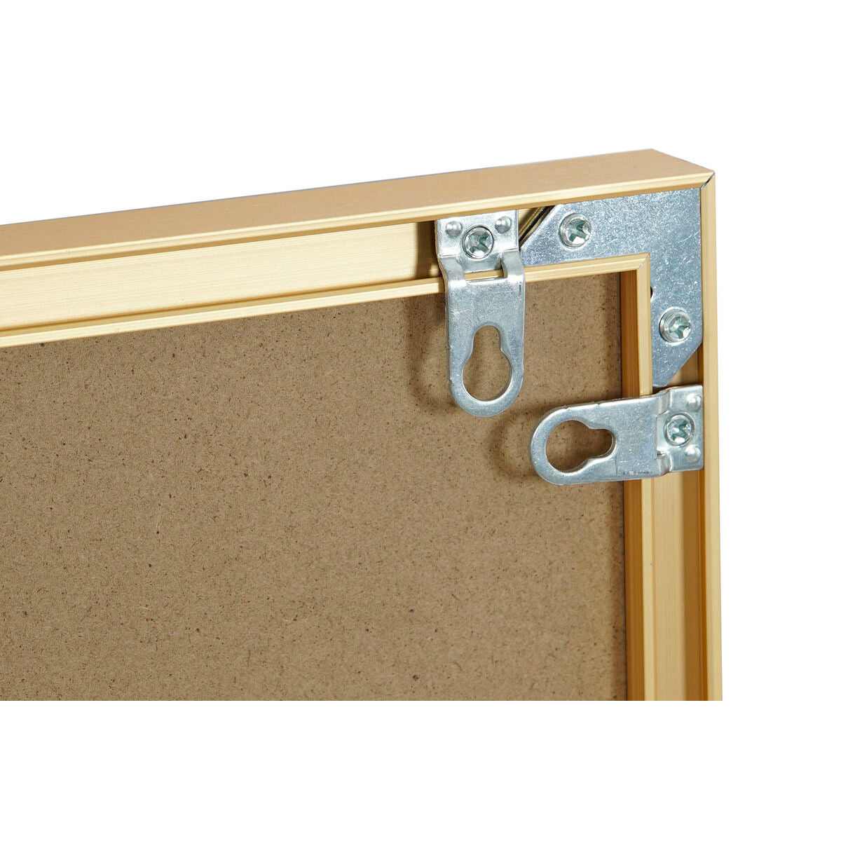 Cadre DKD Home Decor Aluminium Verre 100 x 2,5 x 100 cm